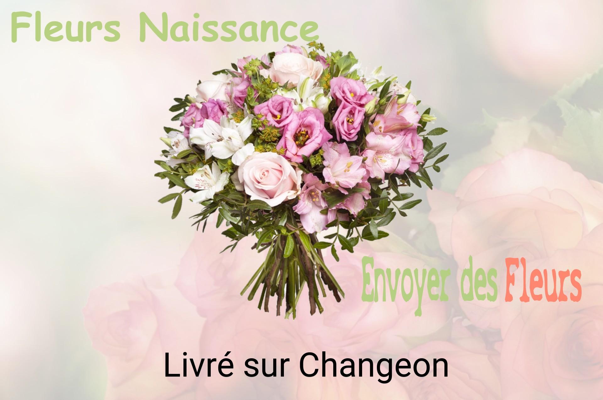 Bouquet de fleurs de naissance livré à Livré-sur-Changeon